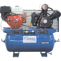 Industrial Series Air Compressors - Engine Compressors, 25 Gal. (30 US Gal) Southpoint Industrial Supply