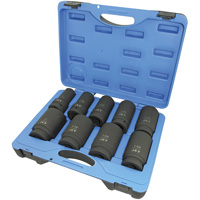 Jeu de douilles SAE &agrave; 6 pans PS901D, 9 Mcx, Chocs, Prise de 1", Profond Southpoint Industrial Supply