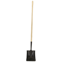 Square-Point Shovel, Wood, Tempered Steel Blade, Straight Handle, 49-1/2" Long TFX930 | Southpoint Industrial Supply