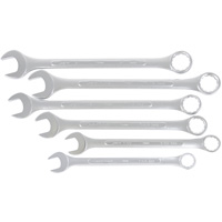 Fully Polished Long Pattern Combination Wrench Set, Combination, 6 Pieces, Imperial Southpoint Industrial Supply