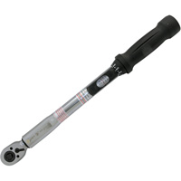 Heavy-Duty Slim Head Torque Wrench, Click, 3/8" Square Drive, 10 - 80 ft-lbs. Southpoint Industrial Supply