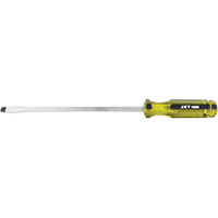 Slot Jumbo Handle Screwdriver, 3/8", 10" L, Plastic Handle Southpoint Industrial Supply