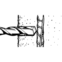 Coupe-barres d'armature rotatifs, 3/8", Tige SDS-Plus, Carbure Southpoint Industrial Supply