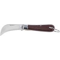 Pocket Knife with Hawkbill Slitting Blade, 2-5/8" Blade, Carbon Steel Blade, Plastic Handle Southpoint Industrial Supply