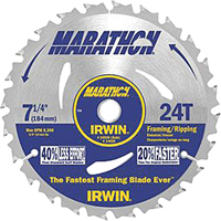 Contractor Saw Blades - Marathon&reg; Saw Blades, 7-1/4", 24 Teeth Southpoint Industrial Supply