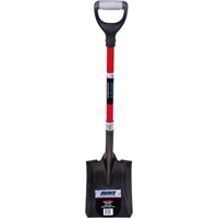 Heavy-Duty Square Shovel, Fibreglass, Carbon Steel Blade, D-Grip Handle, 29-1/2" Long TLZ468 | Southpoint Industrial Supply
