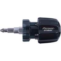 Stubby Multi-Bit Screwdrivers, 1-3/10" L Southpoint Industrial Supply