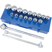 Jeu de douilles & cl&eacute;s &agrave; douilles SAE &agrave; 12 pans SW7521, 21 Mcx, Prise de 3/4" Southpoint Industrial Supply