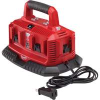 M18 Six Pack Sequential Charger, 18 V, Lithium-Ion Southpoint Industrial Supply