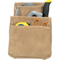 Sac Pour Pl&acirc;trier, Porte-outil multiple, Cuir, 3 Poches Southpoint Industrial Supply