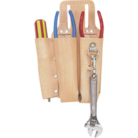 Porte-outils pour monteur de ligne, Porte-outil multiple, Cuir, 3 Poches Southpoint Industrial Supply