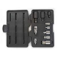 Jeu de douilles &agrave; joints et d'adaptateurs de douilles universelles 1/4", 3/8" et 1/2" &agrave; 10 pi&egrave;ces Southpoint Industrial Supply