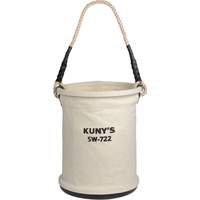 Heavy-Duty Buckets, 11" L x 11" W x 16" H, Canvas, Beige Southpoint Industrial Supply