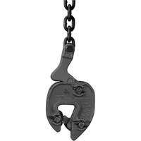 GX Plate Clamp with Chain Connector, 1000 lbs. (0.5 tons), 1/16" - 5/16" Jaw Opening TQB418 | Southpoint Industrial Supply