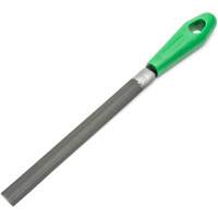 Lime &agrave; taille crois&eacute;e avec poign&eacute;e verte, Demi-ronde, 8", B&acirc;tarde Southpoint Industrial Supply