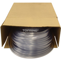 Tubing, Air/Water, 0.625" OD x 100' L, PVC, Clear, 30 PSI @ 20°C Southpoint Industrial Supply