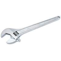 Adjustable Tapered Handle Wrench - Carded, 18" L, 2-1/16"/53 mm Max Width, Chrome/Polished Southpoint Industrial Supply