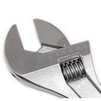 Adjustable Tapered Handle Wrench - Carded, 18" L, 2-1/16"/53 mm Max Width, Chrome/Polished Southpoint Industrial Supply