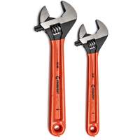 Black Oxide Wrench Set with Cushion Grips, Adjustable, 2 Pieces, Imperial and Metric Southpoint Industrial Supply