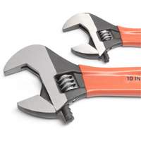 Black Oxide Wrench Set with Cushion Grips, Adjustable, 2 Pieces, Imperial and Metric Southpoint Industrial Supply