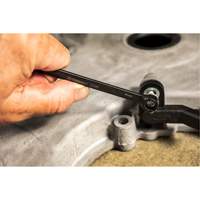 X6 Black Oxide Spline Ratcheting Wrench Set, Combination/Open-Ended, 7 Pieces, Metric Southpoint Industrial Supply