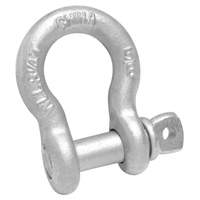 Anchor Shackle, 1/4", Screw Pin, Hot Dip Galvanized TTB835 | Southpoint Industrial Supply