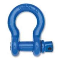 Farm Clevis Anchor Shackle, 1-1/8", Screw Pin, Coated TTB851 | Southpoint Industrial Supply
