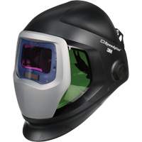 Speedglas™ 9100 Welding Helmet with 9100X Auto-Darkening Filter, 4.2" L x 2.1" W View Area, 5/8 - 13 Shade Range, Black TTV423 | Southpoint Industrial Supply