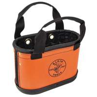 Seau ovale &agrave; coque rigide, 14" lo x 7" la x 10" h, Plastique, Orange Southpoint Industrial Supply