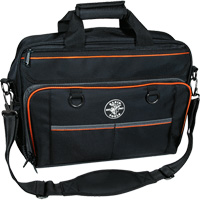 Tradesman Pro Tech Bag with Laptop Pocket, Polyester, 22 Pockets, Black/Orange Southpoint Industrial Supply