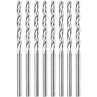 8-Piece Standard Point Spiral Saw Bit with 1/8" Diameter, 1/8", 1" Flute Southpoint Industrial Supply