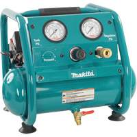 Compact Air Compressor, Electric, 1 Gal. (1.2 US Gal), 125 PSI, 120/1 V TYB851 | Southpoint Industrial Supply
