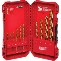 Jeu de forets &eacute;tag&eacute;s Thunderbolt, 14 morceaux, Acier rapide Southpoint Industrial Supply
