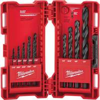 Thunderbolt&reg; Drill Bit Set, 14 Pieces, Steel Southpoint Industrial Supply
