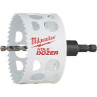 Scie-cloche Hole Dozer avec arbre, 3", Profondeur de la coupe 1-5/8", Bim&eacute;tal Southpoint Industrial Supply