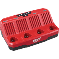 M12 Four Bay Sequential Charger, 12 V, Lithium-Ion Southpoint Industrial Supply