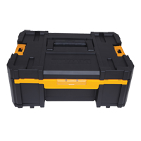 TSTAK&reg; III Tool Box with Single Deep Drawer, 16-3/4" x 12-1/4" x 6-7/8", Black Southpoint Industrial Supply