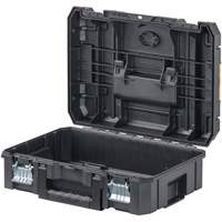TSTAK&reg; II Tool Box with Flat Top, 17-1/4" x 13" x 6-3/8", Black Southpoint Industrial Supply