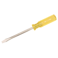 Slotted Screwdriver, 1/4", 6-3/4" L, Plastic Handle Southpoint Industrial Supply