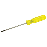 Electrician's Slotted Screwdriver, 5/32" Tip, Round, 7-3/4" L, Plastic Handle Southpoint Industrial Supply