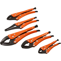 Locking Plier Set, 5 Pieces Southpoint Industrial Supply