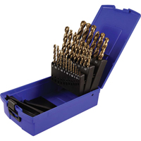 Drill Bit Set, 25 Pieces, High Speed Cobalt Southpoint Industrial Supply