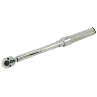 Micrometer Torque Wrench, Click, 3/8" Square Drive, 30 - 250 in-lbs. Southpoint Industrial Supply