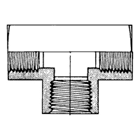Female Pipe Tees, Brass, 1/8" Southpoint Industrial Supply