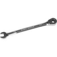 SAE Ratcheting Combination Wrench, 12 Point, 1/4", Chrome Finish Southpoint Industrial Supply