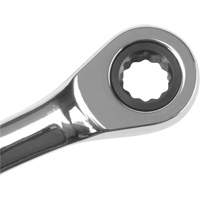 Metric Ratcheting Combination Wrench, 12 Point, 8 mm, Chrome Finish Southpoint Industrial Supply