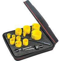 Industrial Hole Saw Kit, 14 Pieces Southpoint Industrial Supply