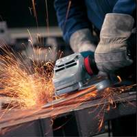 Large Angle Grinder with Rat Tail Handle, 7", 120 V, 15 A, 6500 RPM Southpoint Industrial Supply