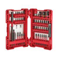 Shockwave Impact Duty Driver Bit Set, 45 Pcs., Hex/Nutsetter/Phillips/Slotted/Square/Torx&reg; Southpoint Industrial Supply