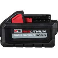M18 Redlithium High Output 6.0 Battery Pack, Lithium-Ion, 18 V, 6.0 Ah Southpoint Industrial Supply